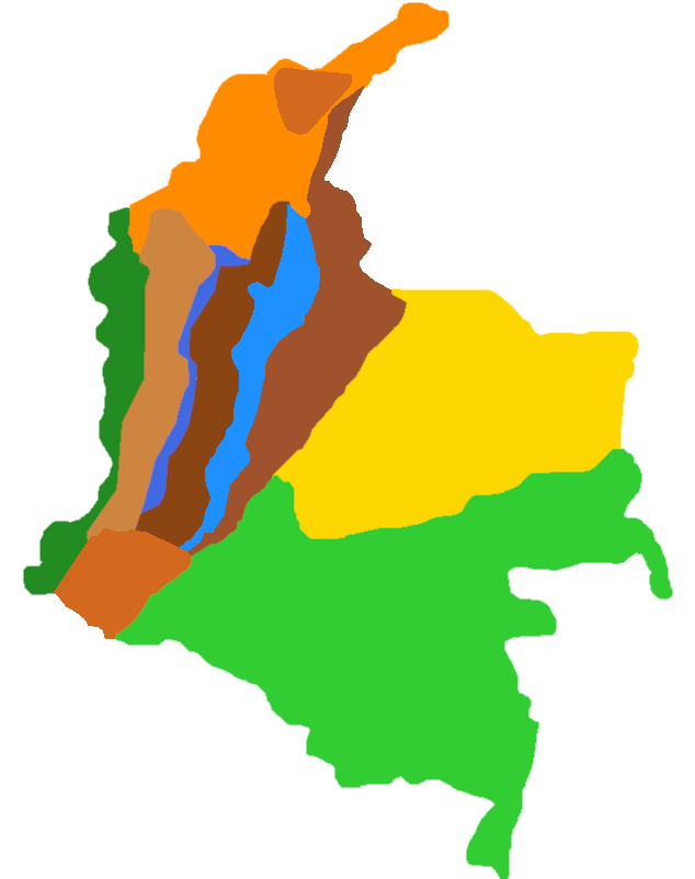 Colombia Interactive Bioregions Map - AVES Explorer